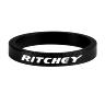 RITCHEY SPACER, 1 1/8"/28.6, 5MM, 10 PCS., BB BLACK