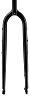 RITCHEY WCS STEEL ADVENTURE FORK, 700C, 435MM, 52MM, 110X15MM, 28.6-30, PM, DISC, MATTE BLACK