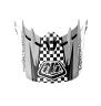 TROY LEE DESIGNS D2 VISOR (CM), P-51, GRAY, ONE SIZE