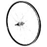 ROUE VTT PATIN 26" P2R ARRIERE ALU NOIR DOUBLE PAROI MOYEU ALU ROUE LIBRE 7-6V AXE PLEIN