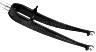 RITCHEY COMP CARBON CROSS FORK 700C, 391MM, 45MM, 100X9MM QR, 28.6-33, CANTILEVER, MATTE CARBON UD