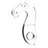 PATTE DE DERAILLEUR ALU MARWI DIVERS MODELES  GH-153 (VENDU A L'UNITE SUR CARTE)