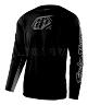 TROY LEE DESIGNS GP PRO JERSEY, ICON, BLACK/GRAY, XXL