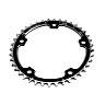 PLATEAU ROUTE 5BRA D.130  MICHE 42DTS MILIEU TRIPLE TYPE SHIMANO ALU ARGENT 9-10V.