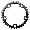 PLATEAU ROUTE 5BRA D.110 MICHE 34DTS INTERIEUR TYPE SHIMANO ET CAMPAGNOLO ALU NOIR 9-10V.