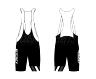 RITCHEY BIB SHORT, BLACK/BLUE/WHITE, S