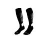 TROY LEE DESIGNS GP MX COOLMAX THICK SOCKS, VOX, BLACK, YOUTH M/L | (4-6), KINDER, L, M
