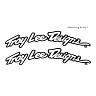 TROY LEE DESIGNS SIGNATURE DECAL, RED, 8"