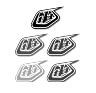 TROY LEE DESIGNS SHIELD DECAL, BLACK, 6"