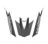 TROY LEE DESIGNS D4 HELMET VISOR, TEAM, MILITARY, ONE SIZE