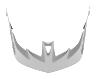 TROY LEE DESIGNS A3 HELMET VISOR, UNO, LIGHT GRAY, ONE SIZE