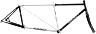 RITCHEY OUTBACK TANDM BREAK AWAY FRAME KIT, 650B/700C, L, MERLOT/CREME/INDIGO
