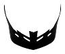 TROY LEE DESIGNS FLOWLINE SE HELMET VISOR, STEALTH, BLACK, ONE SIZE