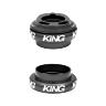 CHRIS KING AEROSET 3 TAPERED HEADSET, FSA, STEEL-BEARINGS, 1 1/8"-1.5", GRIPLOCK, EC44/28.6