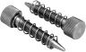 SURLY TRAILER HITCH AXLE HOOK THUMBSCREWS AND SPRINGS, PAIR