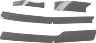 SALSA CHAINSTAY KIT, SPLIT PIVOT MODELS, CLEAR, ONE SIZE