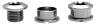 PROBLEM SOLVERS CHAINRING BOLTS AND NUTS, 6MM, SINGLESPEED, 5 PCS., ALUMINIUM, SILVER 