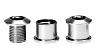 PROBLEM SOLVERS CHAINRING BOLTS AND NUTS, 8MM, 2-SPEED, 5 PCS., ALUMINIUM, BLACK