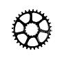 E*THIRTEEN ULTRALIGHT GUIDERING BOOST 5MM OFFSET, 42T., BLACK