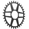 E*THIRTEEN HELIX R GUIDERING DIRECT MOUNT CHAINRING, 32 T., 52/55MM CHAIN LINE, 11/12-SPD, EGGPLANT