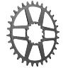 E*THIRTEEN HELIX R GUIDERING DIRECT MOUNT CHAINRING, 30 T., 52/55MM CHAIN LINE, 11/12-SPD, NARANJA