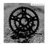 WHITE INDUSTRIES VBC 17/30 CHAINRING, INNER, BLACK, 24 Z.