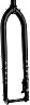 SURLY DINNER FORK STEEL FORK, 27.5+/29", 28.6-30, XXMM, 485MM, 110X15MM TA, DISC, BLACK