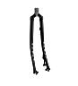 SURLY DISC TRUCKER STEEL FORK, 26", 28.6-30, 45MM, 376MM, 100X12MM TA, FM DISC, BLACK