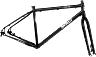 SURLY BRIDGE CLUB MTB FRAMESET, 26+/27.5+, TREVOR´S CLOSET BLACK, L