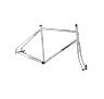 SURLY DISC TRUCKER TOURING FRAMESET, 26", PEA LIME SOUP, 54CM