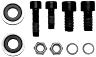 SALSA ALTERNATOR 1.0 HARDWARE SET, STEEL FRAMES