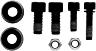 SALSA ALTERNATOR 1.0 HARDWARE SET, TITANIUM FRAMES