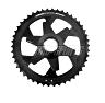 E*THIRTEEN TRS PLUS 11-FACH ALUMINIUMRITZEL, BLACK, 46 Z.