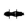 CHRIS KING R45 DISC CENTERLOCK HUB REAR, 142X12MM, 24 H., STEEL-BEARINGS, SHIMANO MICROSPLINE, BLACK