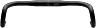 WHISKY NO.7 12F DROP HANDLEBAR, 31.8MM, 46CMX115X68MM, 12°, MATTE BLACK