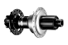 E*THIRTEEN SIDEKICK SUPER BOOST HUB RW, 28 H., 157X12MM, HG, BLACK/STERLING SILVER