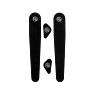 PROBLEM SOLVERS LEVER GRIPPIES, UNIVERSAL ROAD, 4 PCS., BLACK, ONE SIZE