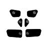 PROBLEM SOLVERS LEVER GRIPPIES, SHIMANO MTB, 6 PCS., BLACK, ONE SIZE