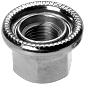 PROBLEM SOLVERS AXLE NUT 10 X 1MM, SILVER