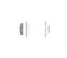 WHITE INDUSTRIES CLD DISC CENTERLOCK HUB FRONT, 100X12MM, 24 H.