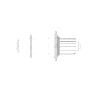 WHITE INDUSTRIES T11 HUB REAR, 130X10MM QR, 32 H., CAMPAGNOLO