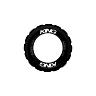 CHRIS KING CENTERLOCK LOCKRING, EXTERNAL SPLINE, BLACK