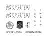 SURLY BORN TO LOSE MAKE IT YOUR OWN DECAL SET, WHITE