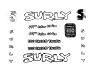 SURLY ICE CREAM TRUCK NEW FRAME DECALS INCL. HEADBADGE