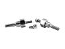 PAUL COMPONENT RACK ADAPTER CANTILEVER GEPäCKTRäGER ADAPTER, PAAR, SILVER