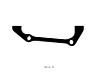 PAUL COMPONENT DISC BRAKE ADAPTER IS, 20MM, FRONT 180MM/ REAR 160MM, BLACK 