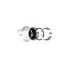 CHRIS KING R45 DRIVESHELL CONVERSION KIT W/OUT AXLE SHIMANO MICROSPLINE, STEEL-BEARINGS, SILVER