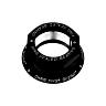CHRIS KING GRIPNUT HEADSET CONVERSION KIT, SOTTO VOCE, 1 1/8", BLACK