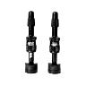E*THIRTEEN QUICK FILL TUBELESS PRESTA VALVES, 16-24MM DEPTH, 2 PCS., BLACK
