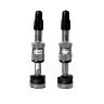 E*THIRTEEN QUICK FILL TUBELESS PRESTA VALVES, 23-31MM DEPTH, 2 PCS., NARANJA